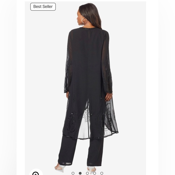 Three-Piece Beaded Pant Suit- 20W - Picture 4 of 11